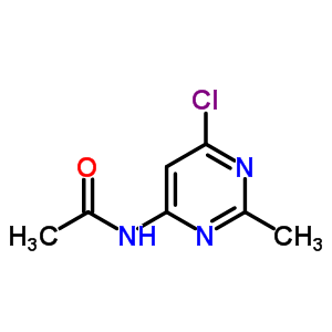 N-(6-chloro-2-methylpyrimidin-4-yl)acetamideStructure,7253-63-6Structure N-(6-chloro-2-methylpyrimidin-4-yl)acetamide Structure,7253-63-6Structure