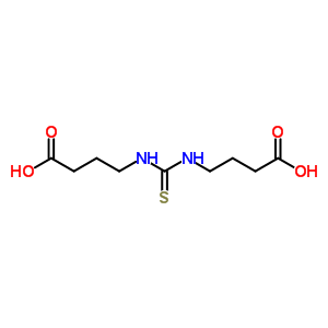 Urea, 1, 3-bis(3-carboxypropyl)-2-thio-Structure,7256-00-0Structure Urea, 1, 3-bis(3-carboxypropyl)-2-thio- Structure,7256-00-0Structure