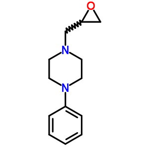 1-(2,3-环氧基丙基)-4-苯基哌嗪结构式_72566-27-9结构式