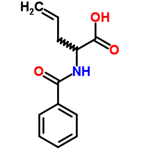 2-苯酰胺-4-戊烯酸结构式_72685-15-5结构式