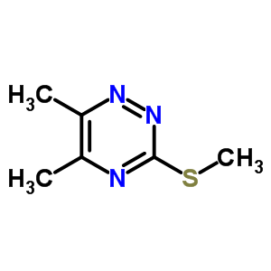 5,6-二甲基-3-(甲基硫代)-1,2,4-三嗪结构式_7275-70-9结构式