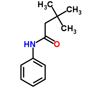 3,3-二甲基-N-苯基-丁酰胺结构式_72807-56-8结构式