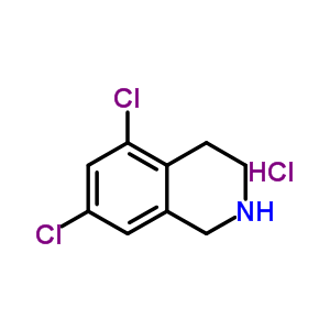 5,7-二氯-1,2,3,4-四氢异喹啉盐酸盐结构式_73075-47-5结构式