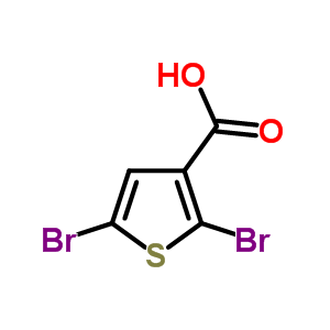 2,5-二溴-3-噻吩羧酸结构式_7311-70-8结构式