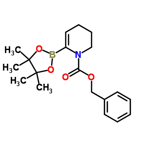 1-Cbz-6-(4,4,5,5-四甲基-[1,3,2]二噁硼烷-2-基)-1,2,3,4-四氢吡啶结构式_731852-88-3结构式