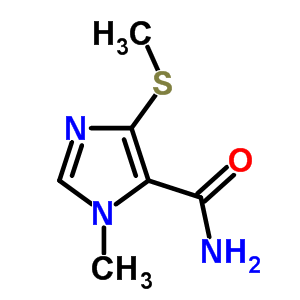 3-甲基-5-甲基磺酰基-咪唑-4-羧酰胺结构式_73187-15-2结构式