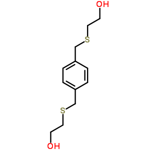 2,2-[1,4-亚苯基双(亚甲基硫代)]双-乙醇结构式_7321-13-3结构式