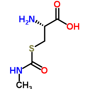 S-(n-甲基氨基甲酰)-l-半胱氨酸结构式_7324-17-6结构式