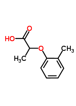 2-(2-甲基苯氧基)丙酸结构式_7345-21-3结构式