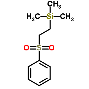 Phenyl 2-(trimethylsilyl)ethyl sulfoneStructure,73476-18-3Structure Phenyl 2-(trimethylsilyl)ethyl sulfone Structure,73476-18-3Structure