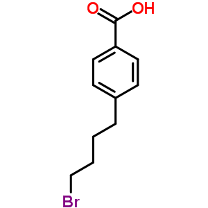 4-(4-溴丁基)苯甲酸结构式_7377-04-0结构式