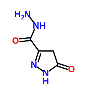 (9ci)-4,5-二氢-5-氧代-1H-吡唑-3-羧酸肼结构式_73972-70-0结构式