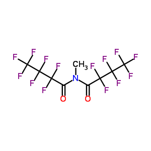 N-甲基二(七氟丁酰胺)结构式_73980-71-9结构式