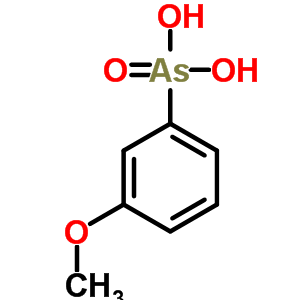 (3-甲氧基苯基)胂酸结构式_7400-88-6结构式