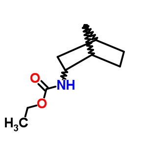 2-降莰烷氨基甲酸乙酯结构式_74039-10-4结构式