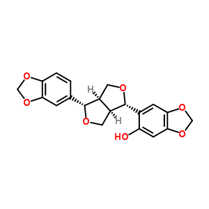 芝麻素酚结构式_74061-79-3结构式