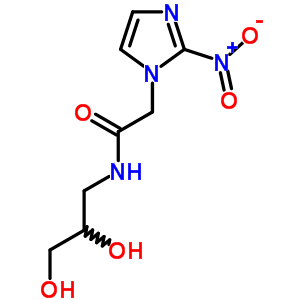N-(2,3-二羟基丙基)-2-(2-硝基咪唑-1-基)乙酰胺结构式_74141-75-6结构式