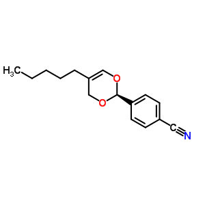 反式-(4-氰基苯基)-5-戊基-1,3-二噁烷结构式_74240-66-7结构式