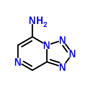 四唑并[1,5-a]吡嗪-5-胺结构式_74273-72-6结构式