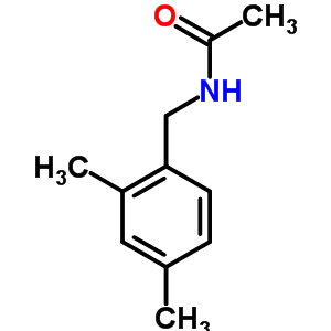 N-[(2,4-二甲基苯基)甲基]乙酰胺结构式_74564-04-8结构式