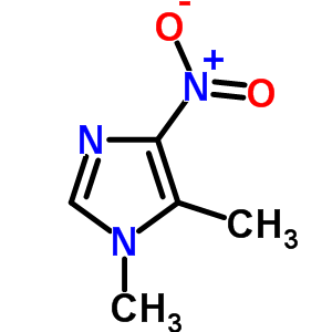 1,5-二甲基-4-硝基-1H-咪唑结构式_7464-68-8结构式