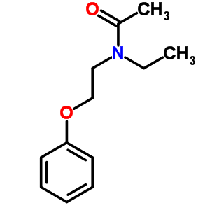 N-乙基-n-(2-苯氧基乙基)乙酰胺结构式_7465-20-5结构式