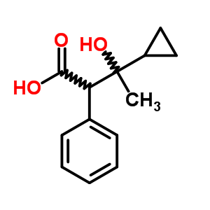 a-(1-环丙基-1-羟基乙基)-苯乙酸结构式_7465-24-9结构式