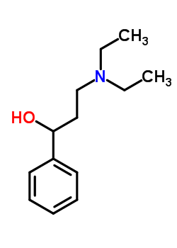 3-二乙基氨基-1-苯基-丙烷-1-醇结构式_7465-26-1结构式