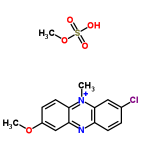 7-Chloro-2-methoxy-5-methyl-phenazine Structure