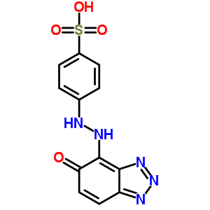 4-[2-(6-羟基-1H-苯并噻唑-7-基)二氮杂烯]-苯磺酸结构式_7467-27-8结构式