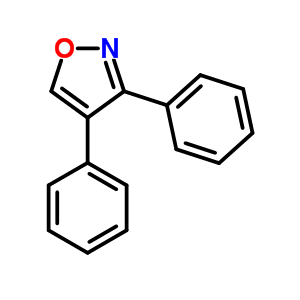 3,4-二苯基异噁唑结构式_7467-78-9结构式