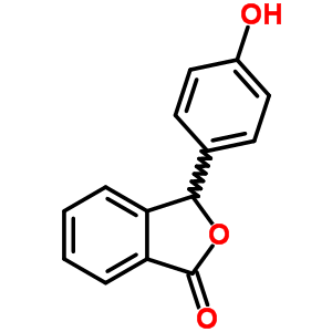 3-(4-羟基苯基)-3H-异苯并呋喃-1-酮结构式_7468-76-0结构式
