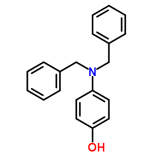 4-(二苄基氨基)苯酚结构式_7468-99-7结构式