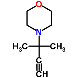 (6ci,8ci,9ci)-4-(1,1-二甲基-2-丙炔)-吗啉结构式_7471-07-0结构式