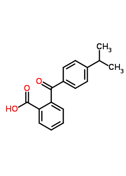 2-(4-异丙基苯甲酰基)苯甲酸结构式_7471-33-2结构式