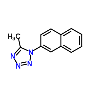 5-甲基-1-(2-萘)-1H-四唑结构式_7473-24-7结构式