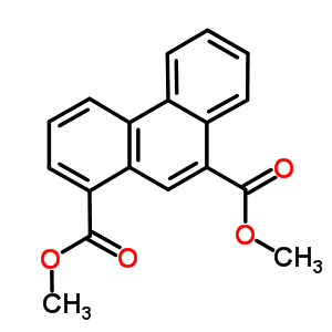 菲-1,9-二羧酸二甲酯结构式_7473-77-0结构式