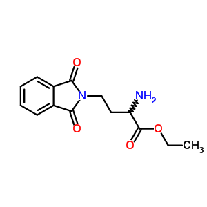 2-氨基-4-(1,3-二氧代异吲哚-2-基)丁酸乙酯结构式_7474-75-1结构式