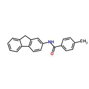 N-(9h-芴-2-基)-4-甲基-苯甲酰胺结构式_74925-70-5结构式