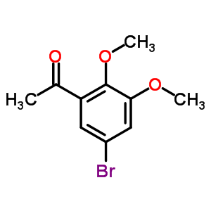 1-(5-溴-2,3-二甲氧基苯基)乙酮结构式_7507-91-7结构式