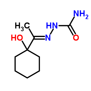 [1-(1-羟基环己基)亚乙基氨基]脲结构式_7509-77-5结构式