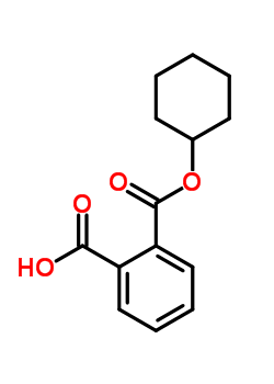 邻苯二甲酸单环己酯结构式_7517-36-4结构式