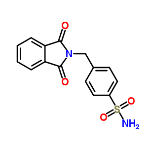 4-[(1,3-二氧代异吲哚-2-基)甲基]苯磺酰胺结构式_7518-98-1结构式