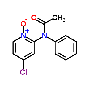 N-(4-氯-1-氧化物-吡啶-2-基)-n-苯基-乙酰胺结构式_75291-52-0结构式