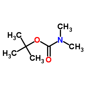 二甲基氨基甲酸叔丁酯结构式_7541-17-5结构式