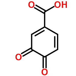 (7ci,9ci)-3,4-二氧代-1,5-环己二烯-1-羧酸结构式_75435-17-5结构式