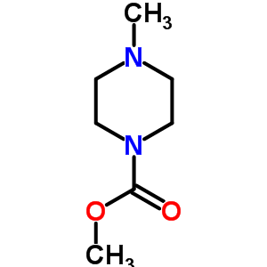 4-甲基哌嗪-1-羧酸甲酯结构式_7560-85-2结构式