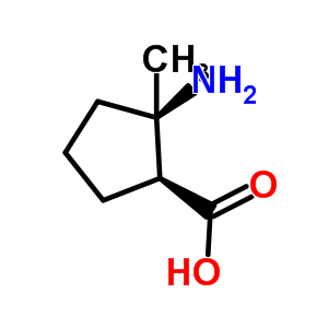 (1r,2s)-rel-(9ci)-2-氨基-2-甲基-环戊烷羧酸结构式_756450-21-2结构式