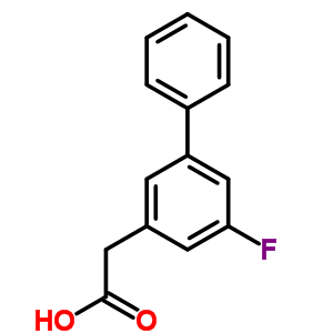 3-氟联苯-5-乙酸结构式_75852-54-9结构式
