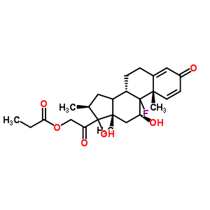 21-丙酸倍他米松结构式_75883-07-7结构式